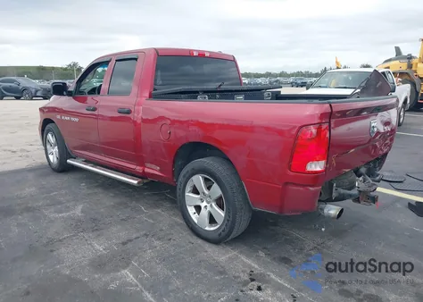 2012 Ram 1500 St из США, поврежденный, VIN 1C6RD6FT4CS174119